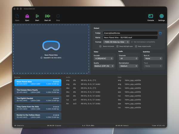 How to Convert Your 3D Blu-rays for Watching on Apple Vision Pro