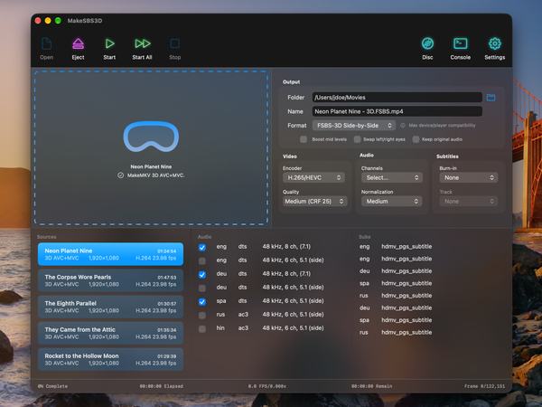 How to Convert Your 3D Blu-rays for Watching on Apple Vision Pro